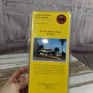 Alpine division models dr whytes house HO scale 57